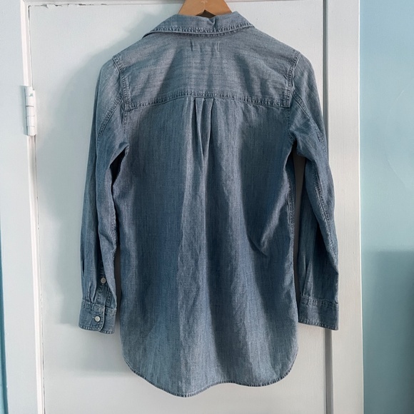 Madewell Chambray Denim Shirt, XS - Picture 8 of 9